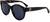 Angle view of Moschino MOS033 MOS03325 in Dark Havana thumbnail