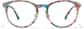 Front view of Round Glasses P101229 in Multicolor thumbnail