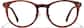 Front view of Round Glasses P101239 in Pattern thumbnail