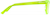 Side view of Rectangle Glasses P102224 in Lime Green thumbnail