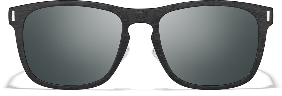 Black Premium Square Sunglasses #P1116321 | Zenni Optical