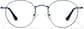 Front view of Sepulveda Round Glasses P1125216 in Blue thumbnail