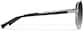 Side view of Premium Aviator Sunglasses P1125411 in Silver thumbnail