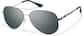 Angle view of Lunettes de soleil aviateur de qualité supérieure P1126816 in Bleu thumbnail