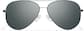 Front view of Lunettes de soleil aviateur de qualité supérieure P1126816 in Bleu thumbnail