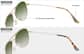 Image of Lentes de sol estilo aviador premium thumbnail