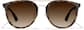 Front view of Aviator Sunglasses P1134825 in Tortoiseshell thumbnail
