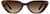 Front view of Cat-eye Sunglasses P115825 in Tortoiseshell thumbnail