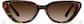 Front view of Cat-eye Sunglasses P115825 in Tortoiseshell thumbnail