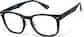 Angle view of Square Glasses P123429 in Pattern thumbnail