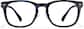 Front view of Square Glasses P123429 in Pattern thumbnail