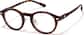 Angle view of Round Glasses P125525 in Tortoiseshell thumbnail