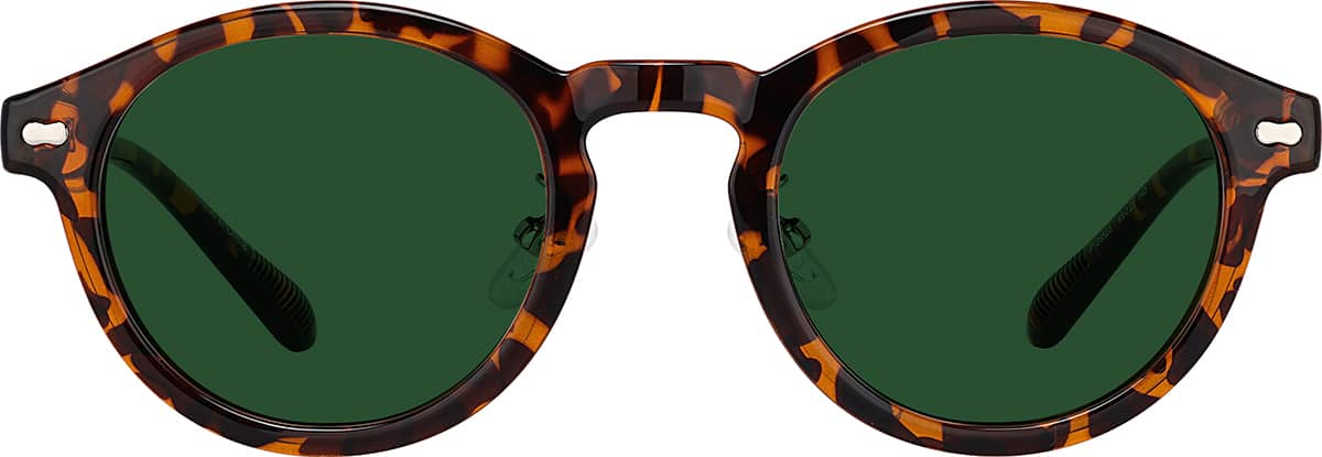 Basic Frame Round Tortoiseshell Round Glasses #P125525 | Zenni Optical