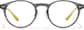Front view of Lunettes rondes P127412 in Fumée thumbnail