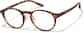 Angle view of Lunettes rondes P127425 in Écaille de tortue thumbnail