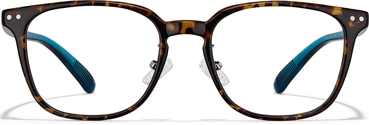Tortoiseshell Square Glasses #P127925 | Zenni Optical