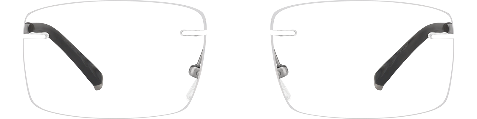 Silver Rectangle Glasses #P138911 | Zenni Optical