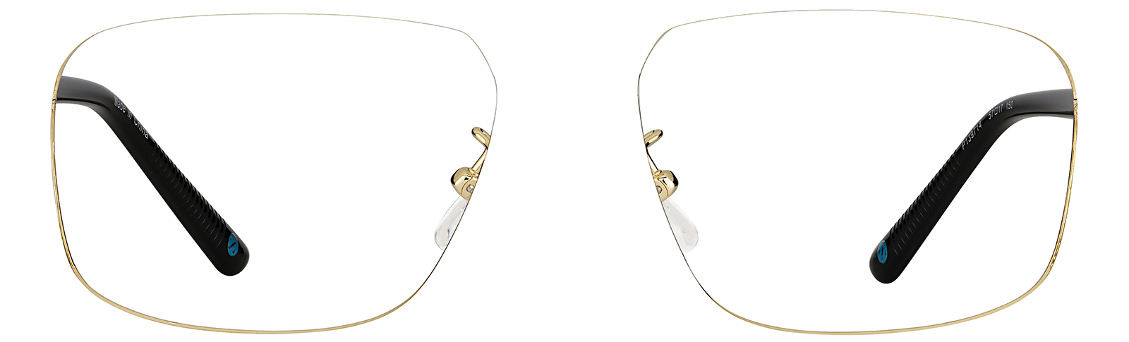 Gold Aviator Glasses #P139714 | Zenni Optical