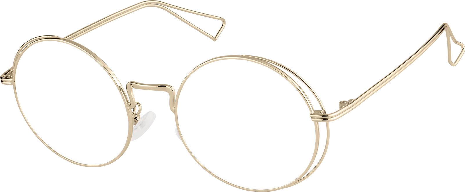 Black Premium Round Sunglasses #P157421 | Zenni Optical