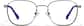 Front view of Square Glasses P159521 in Graphite thumbnail