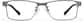 Front view of Rectangle Glasses P162012 in Gray thumbnail