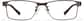 Front view of Lunettes rectangulaires P162015 in Brun thumbnail