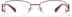 Rectangle Glasses P167318 in Red