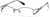 Angle view of Rectangle Glasses P167321 in Purple thumbnail