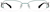 Front view of Rectangle Glasses P167324 in Green thumbnail