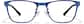Front view of Lentes cuadrados P167916 in Azul marino thumbnail