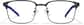 Front view of Lentes de medio arco P169921 in Negro thumbnail