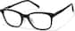Angle view of Square Glasses P188321 in Black thumbnail