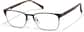Angle view of Browline Glasses P1910721 in Black thumbnail