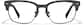 Front view of Browline Glasses P1911221 in Black thumbnail