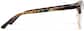 Side view of Round Browline Glasses P1911824 in Teal Tortoise thumbnail