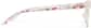 Side view of Mixed Material Browline Glasses  P1912049 in Pink  thumbnail