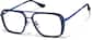 Angle view of Aviator Glasses P1913816 in Blue thumbnail
