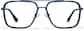 Front view of Aviator Glasses P1913816 in Blue thumbnail