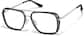 Angle view of Aviator Glasses P1913821 in Black thumbnail