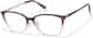 Angle view of Lightweight Cat-eye Glasses  P1914427 in Purple Ombre thumbnail
