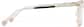 Side view of Lightweight Cat-eye Glasses  P1914433 in Cream thumbnail