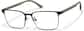 Angle view of Square Glasses P1916321 in Black Confetti thumbnail
