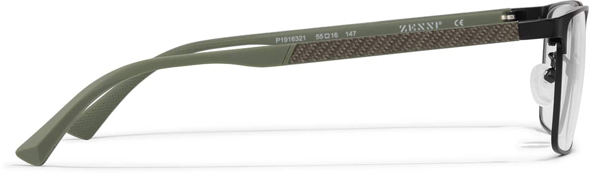 ✰S✰ Black Confetti Square Glasses #P1916321 | Zenni Optical Canada