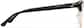 Side view of Browline Glasses  P1916621 in Black thumbnail