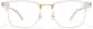 Front view of Lunettes Browline  P1916623 in Transparente thumbnail