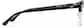 Side view of Browline Glasses P195421 in Black thumbnail