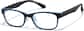 Angle view of Lightweight Kids Rectangle Glasses  P2010121 in Black thumbnail