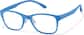 Angle view of Kids Square Glasses P2011916 in Blue thumbnail