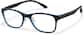 Angle view of Kids Square Glasses P2011921 in Black thumbnail