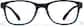 Front view of Kids Square Glasses P2011921 in Black thumbnail
